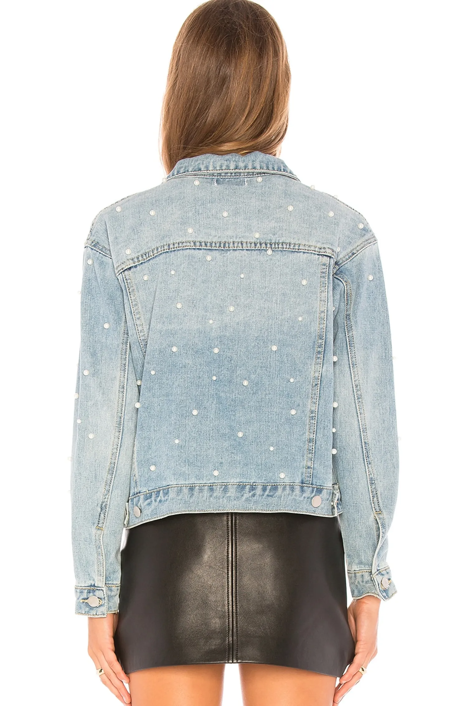 Women superdown Jackets & Coats>Pearl Denim Jacket