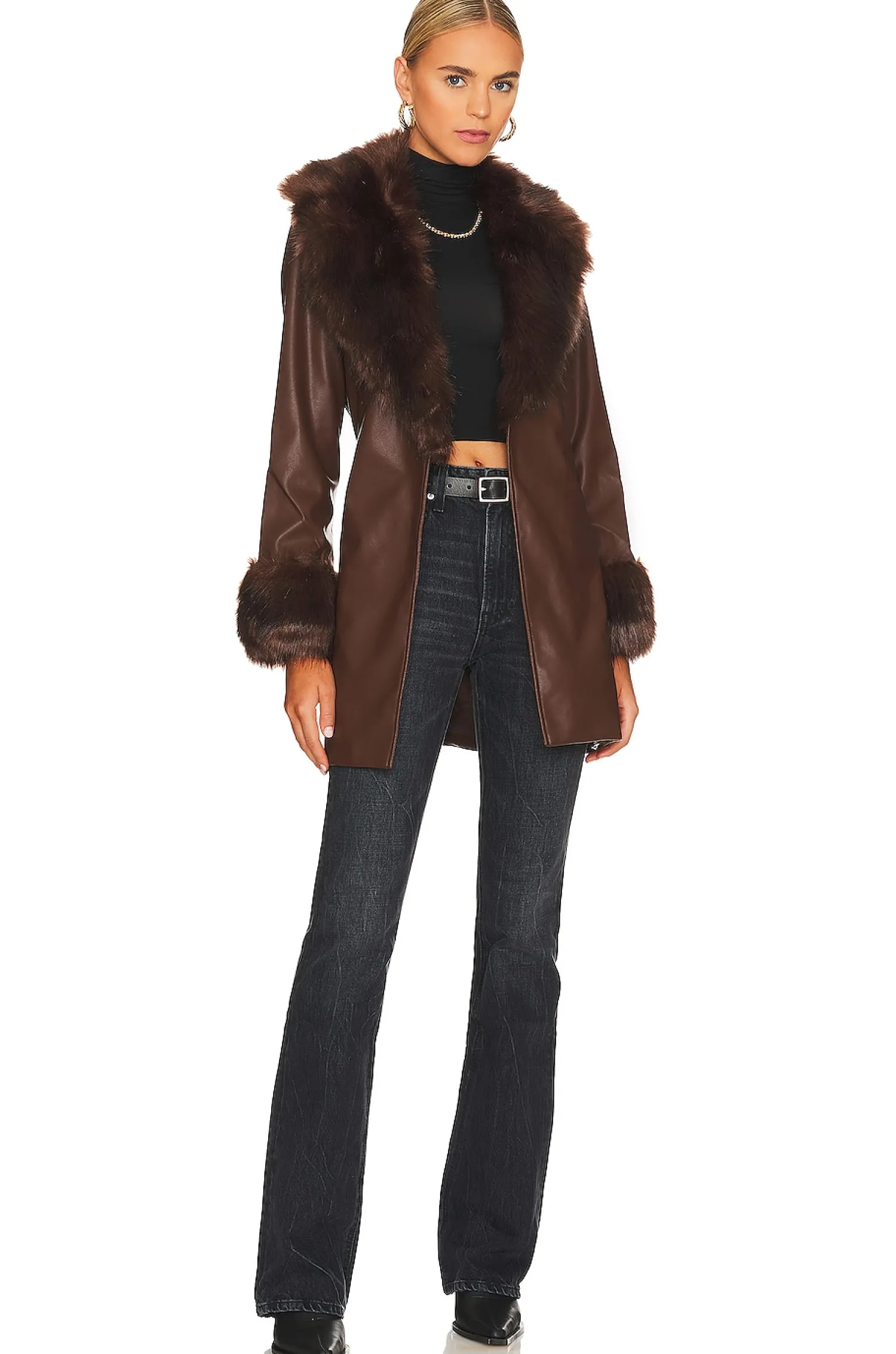 Women Show Me Your Mumu Jackets & Coats>Penny Lane Faux Leather Jacket