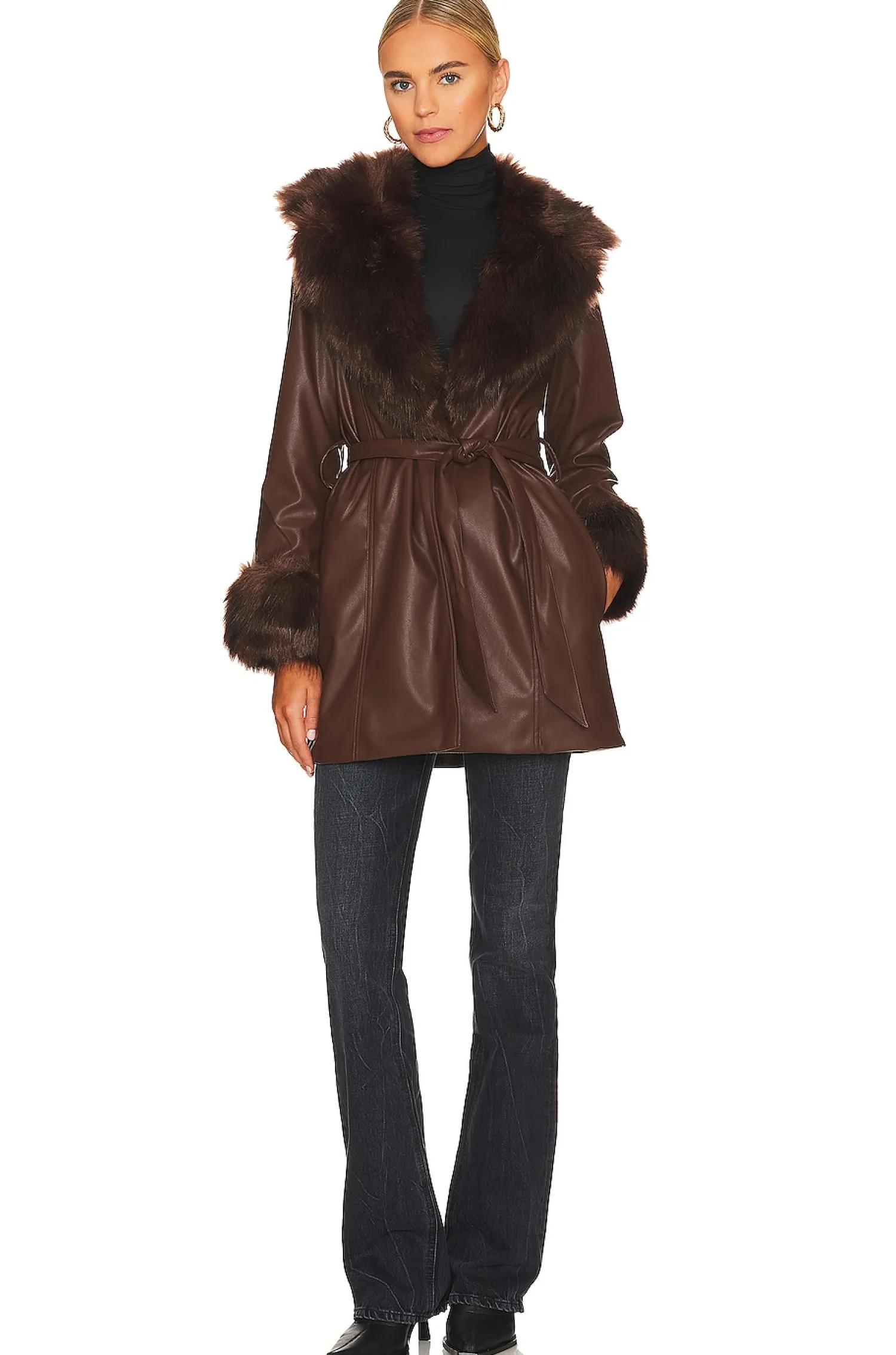 Women Show Me Your Mumu Jackets & Coats>Penny Lane Faux Leather Jacket