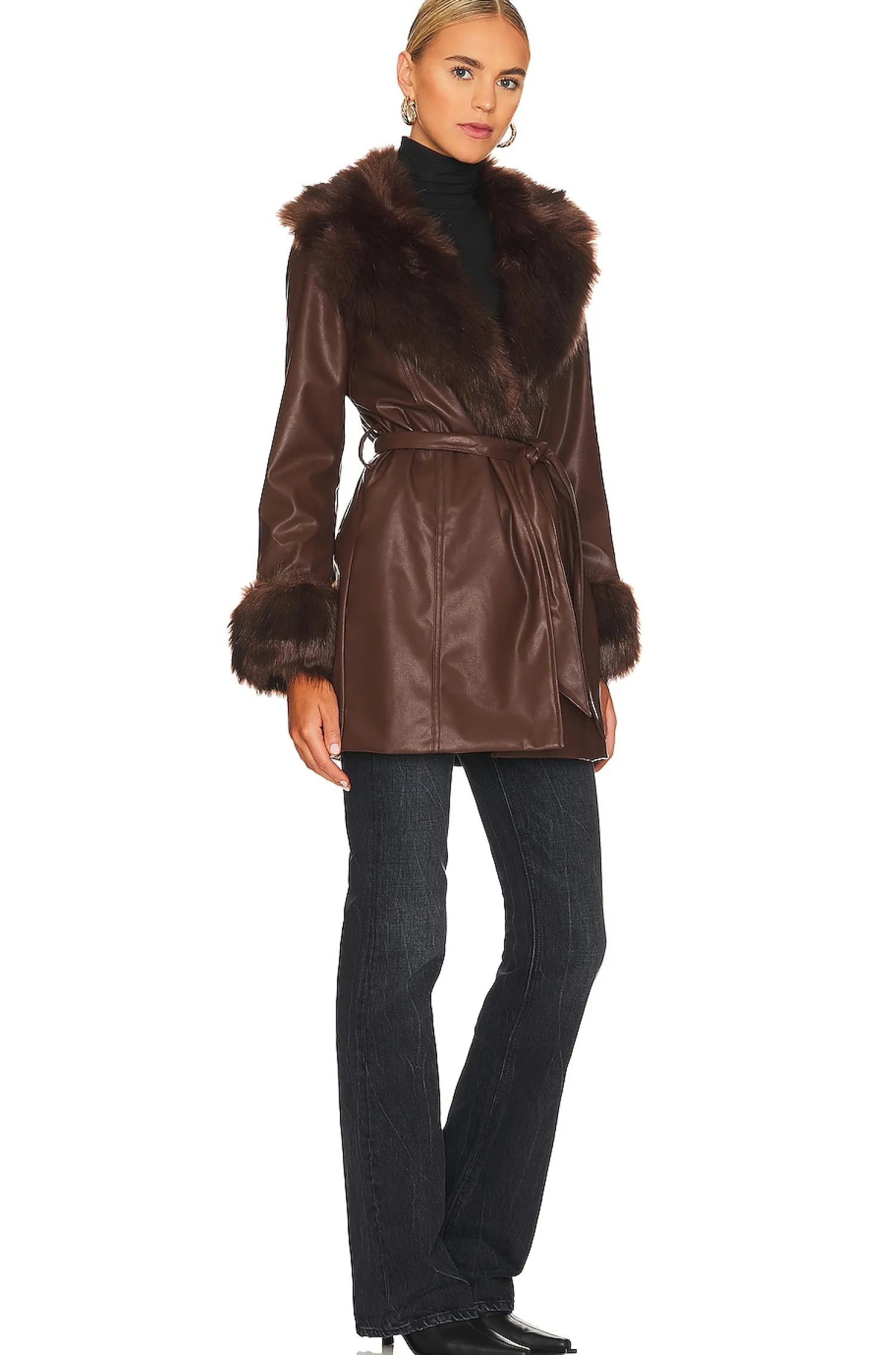 Women Show Me Your Mumu Jackets & Coats>Penny Lane Faux Leather Jacket