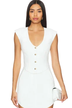 Women Amanda Uprichard Matching Sets>Perrin Top