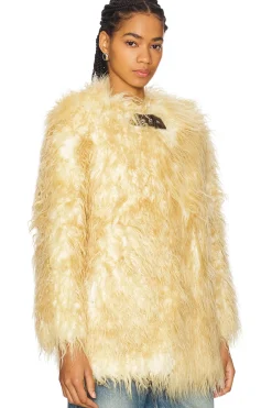 Women Apparis Jackets & Coats>Petra Faux Mongolian Fur Short Coat