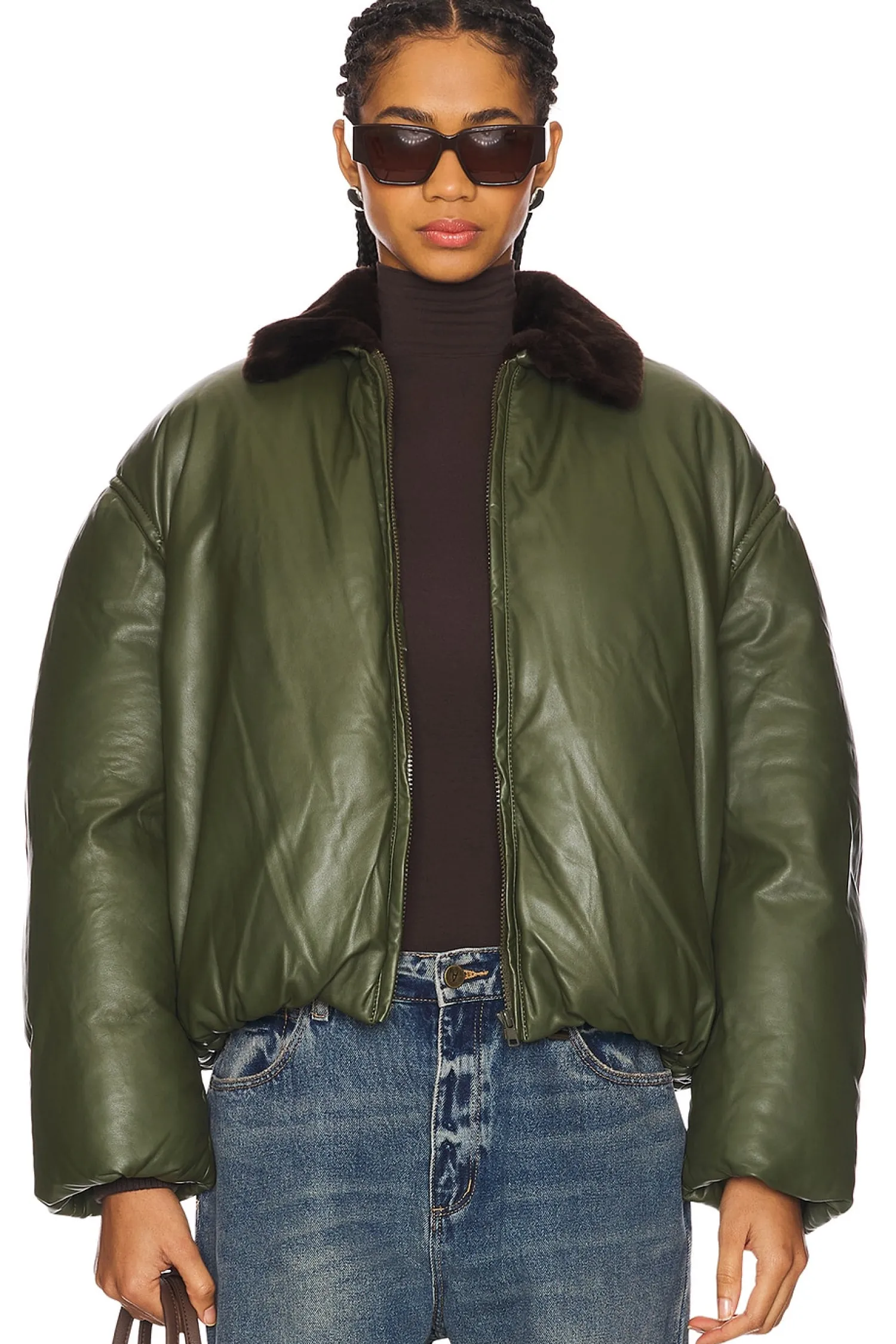 Women Ducie Jackets & Coats>Philly Leather Puffer