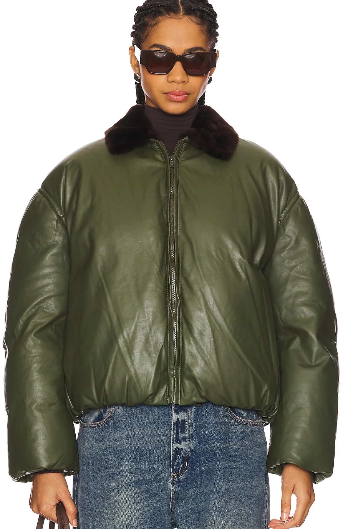 Women Ducie Jackets & Coats>Philly Leather Puffer