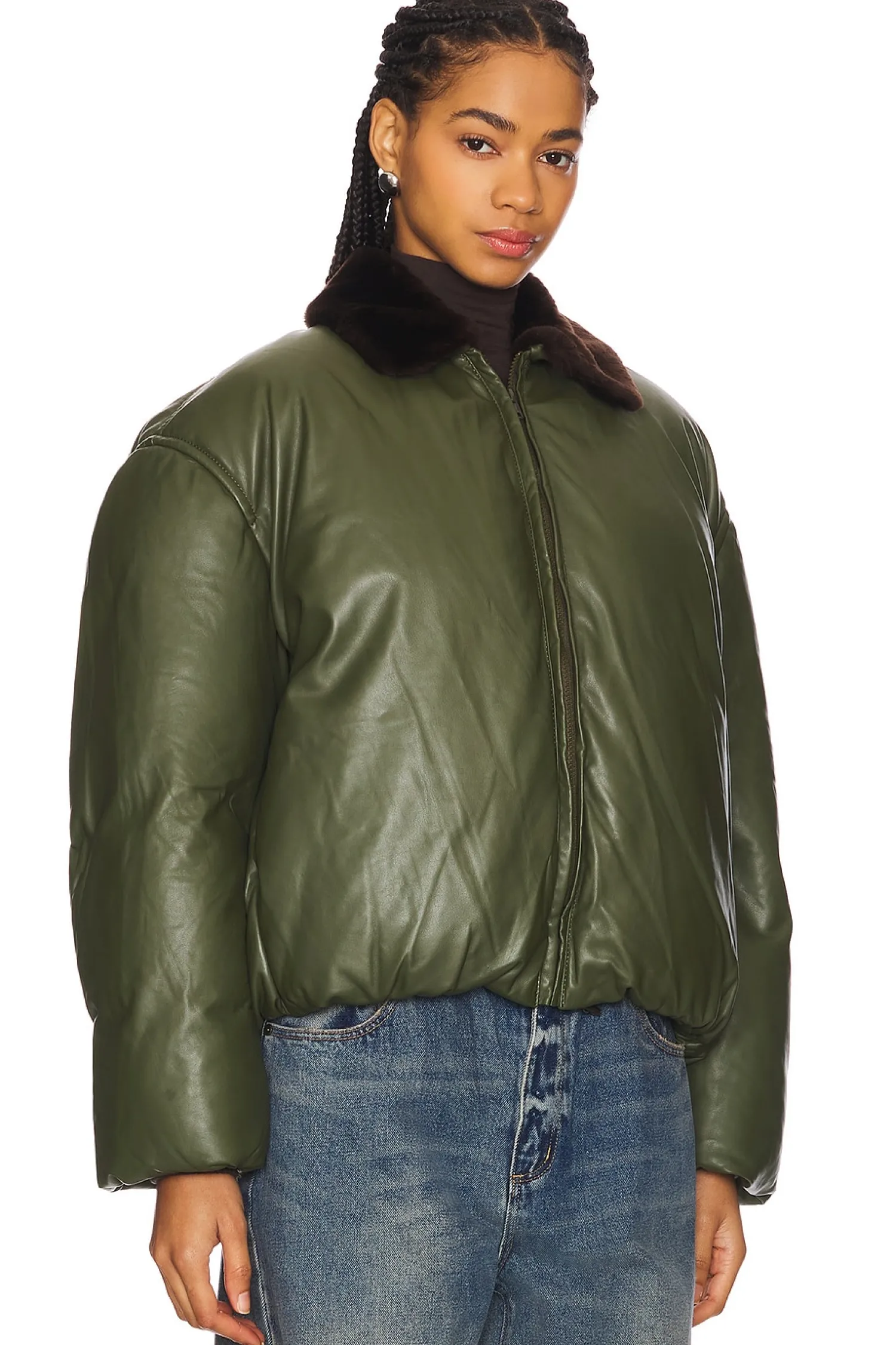 Women Ducie Jackets & Coats>Philly Leather Puffer