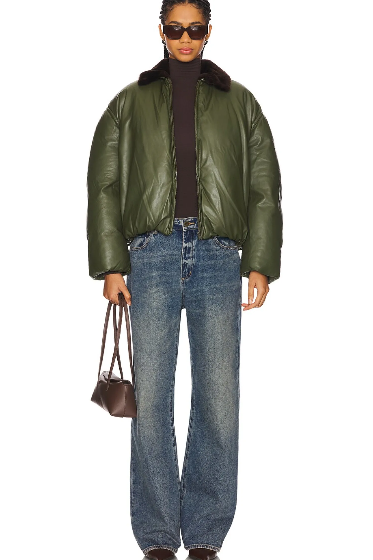 Women Ducie Jackets & Coats>Philly Leather Puffer