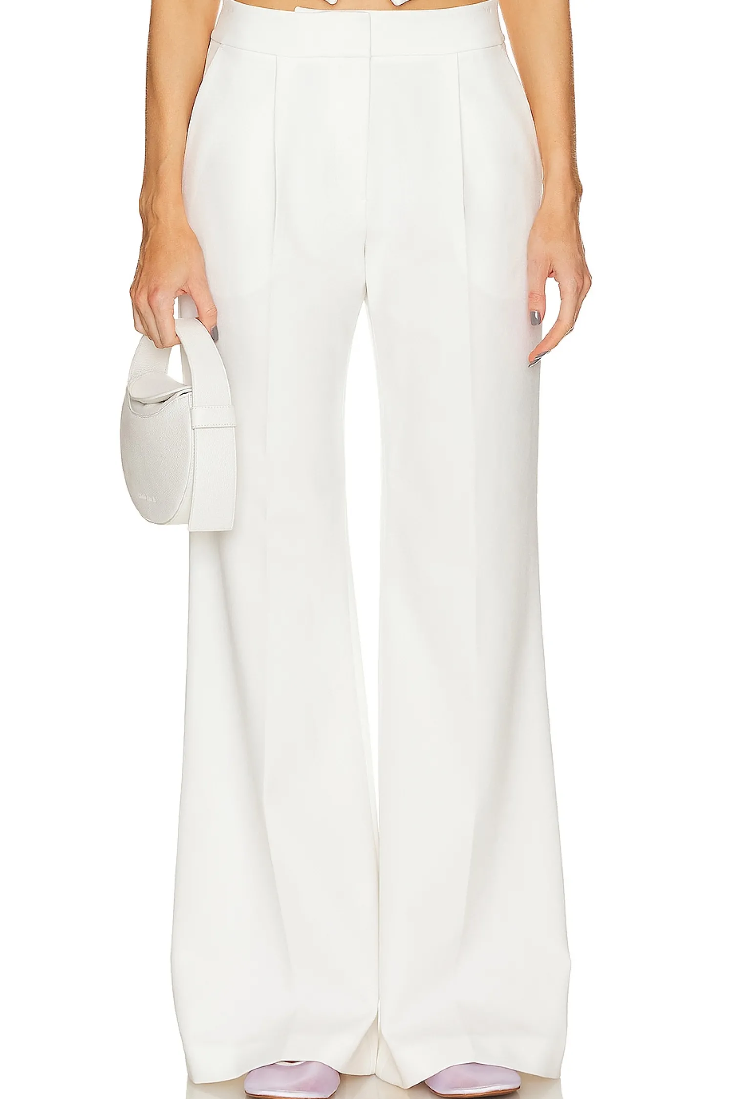 Women SANS FAFF Pants|Matching Sets>Pin Tuck Palazzo Pant