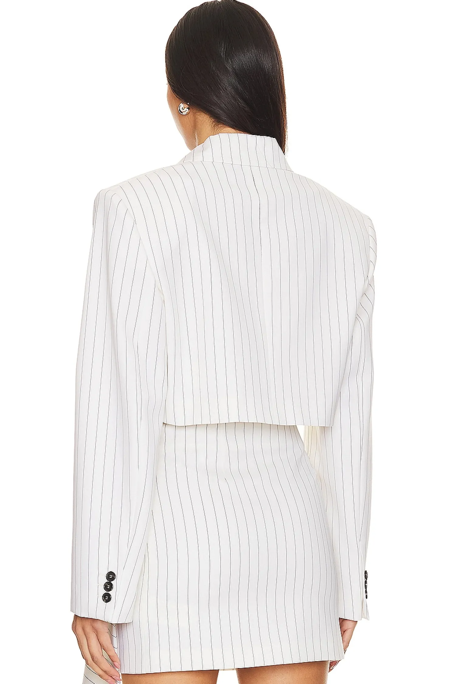 Women MSGM Jackets & Coats>Pinstriped Blazer