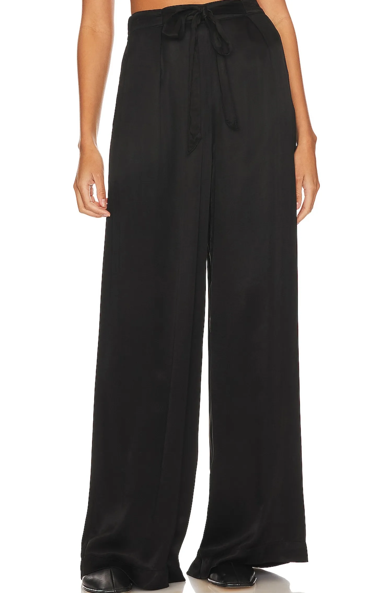 Women Bella Dahl Pants>Pleat Front Wide Leg Pants