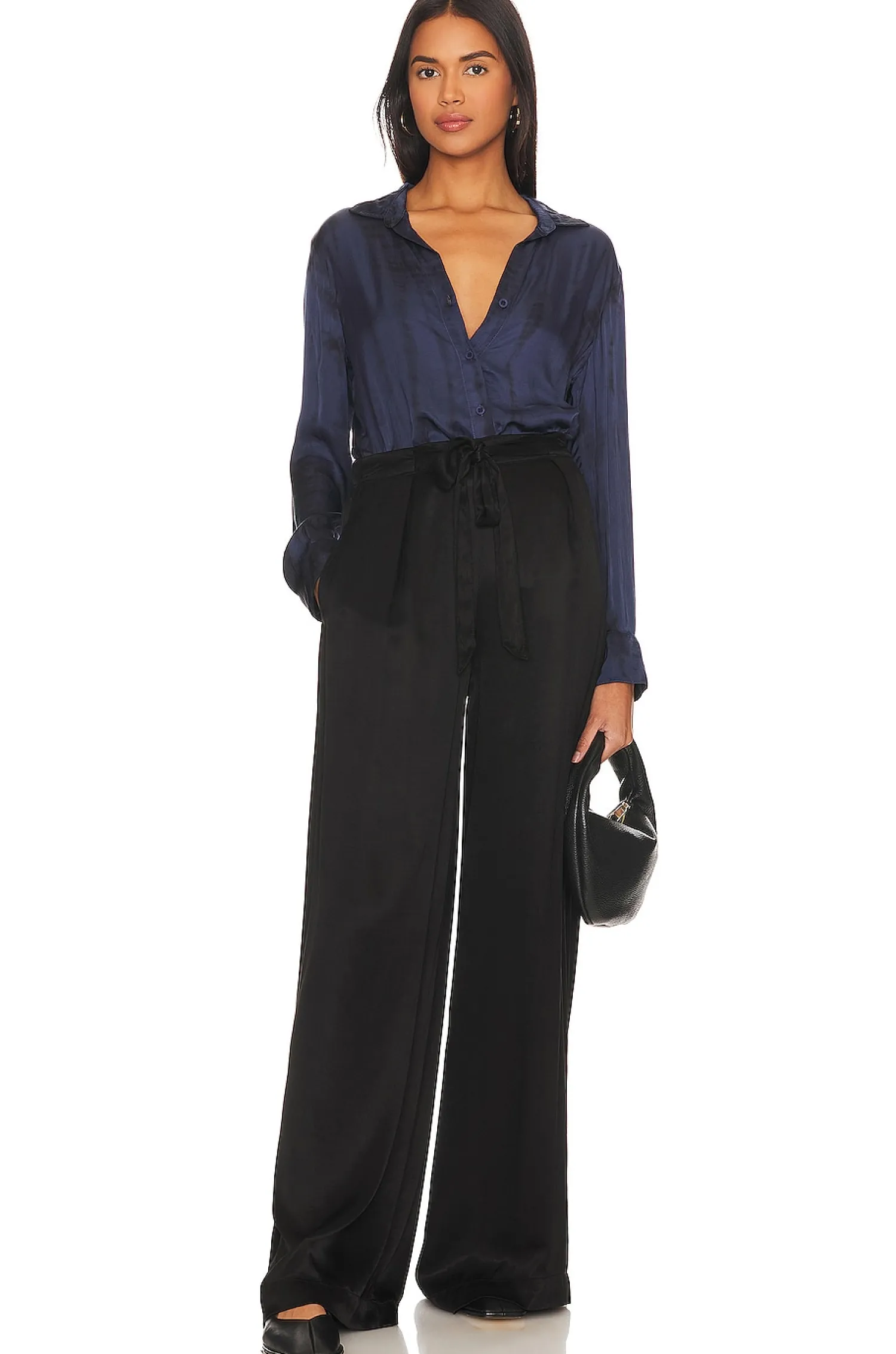 Women Bella Dahl Pants>Pleat Front Wide Leg Pants