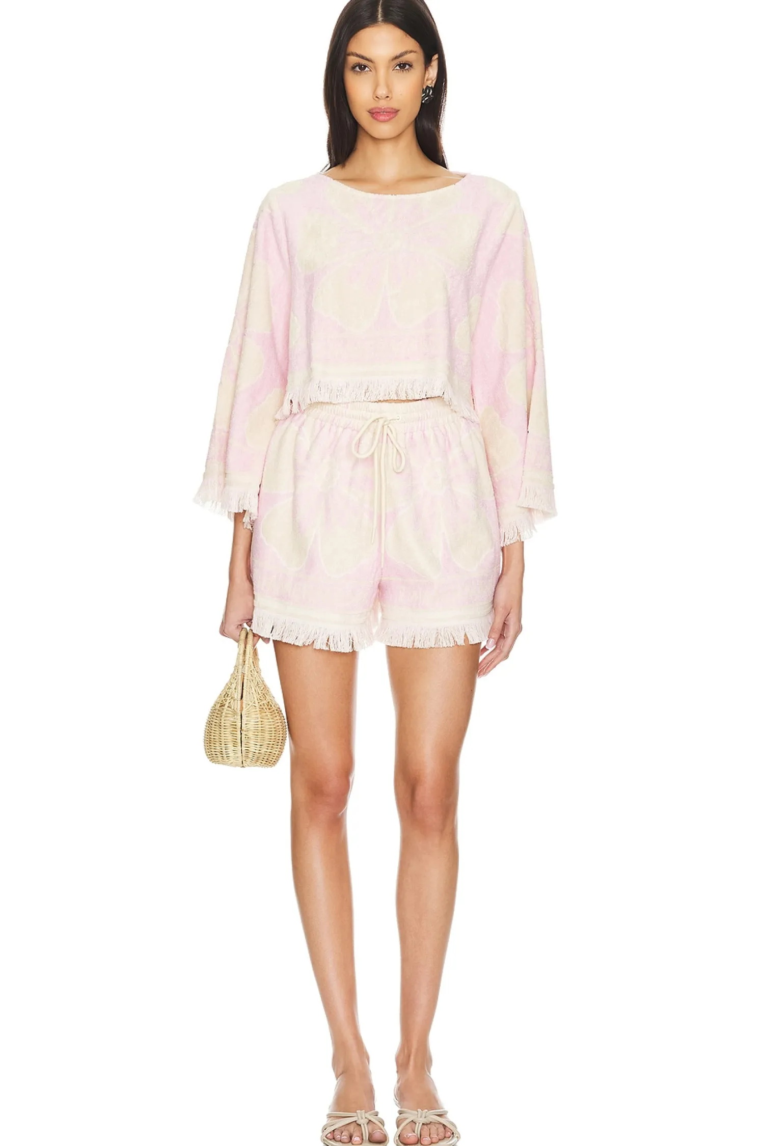 Women Zimmermann Matching Sets>Pop Towelling Shorts