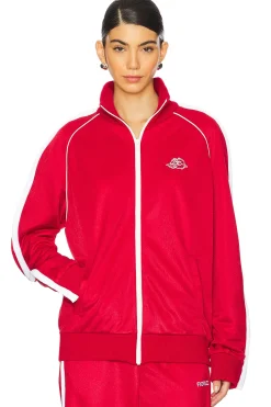 Women FIORUCCI Jackets & Coats>Puffy Piping Angel Track Sweatshirt
