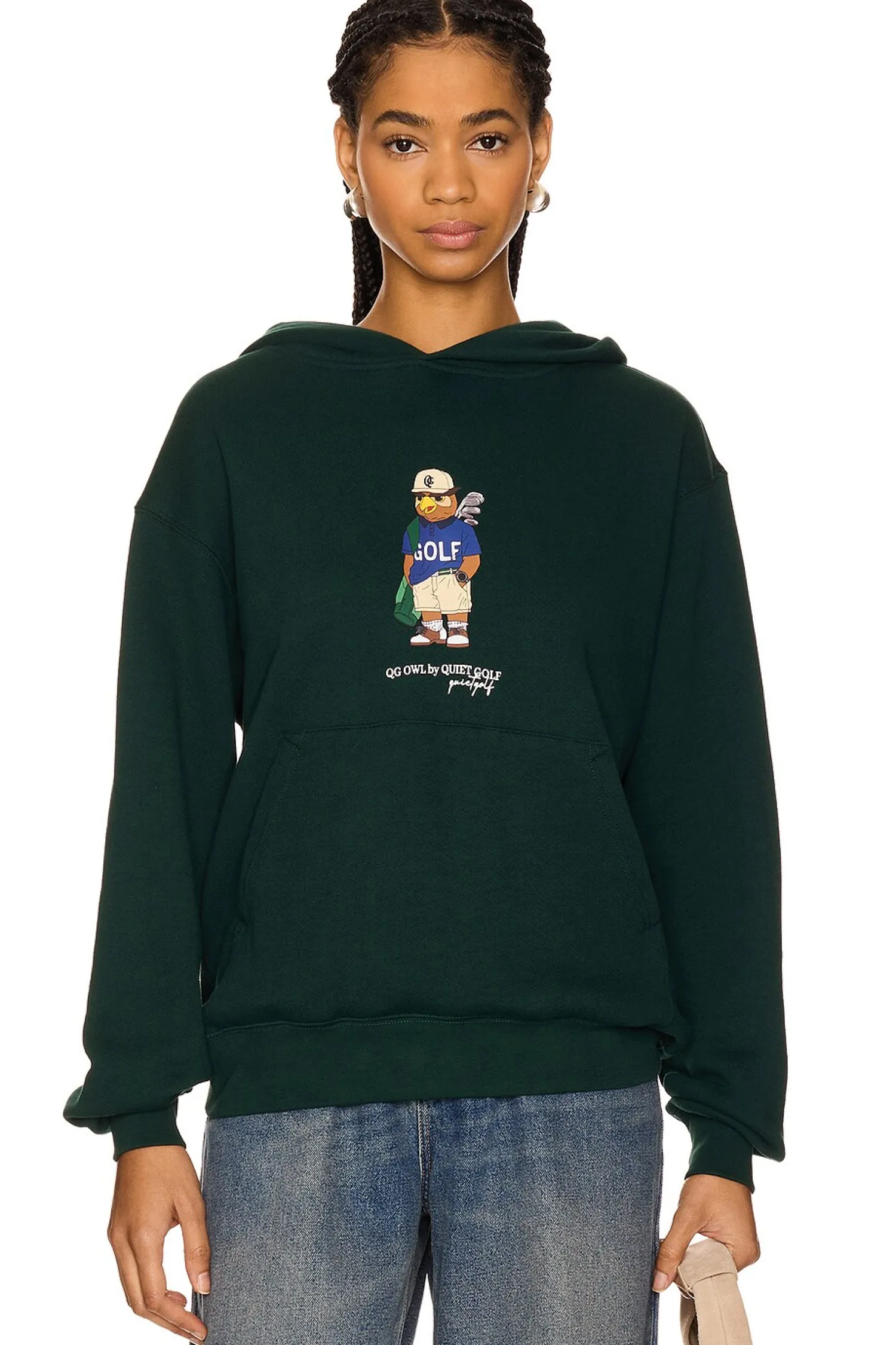 Women Quiet Golf Loungewear>Qg Owl Hoodie