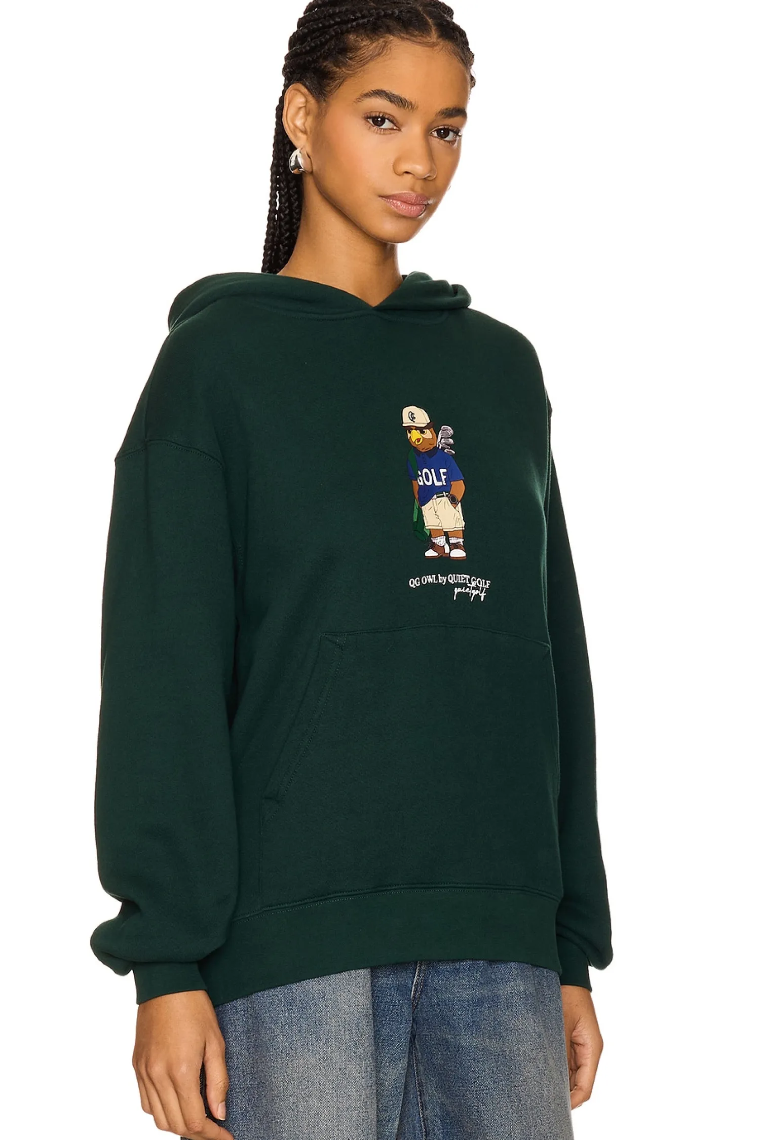 Women Quiet Golf Loungewear>Qg Owl Hoodie