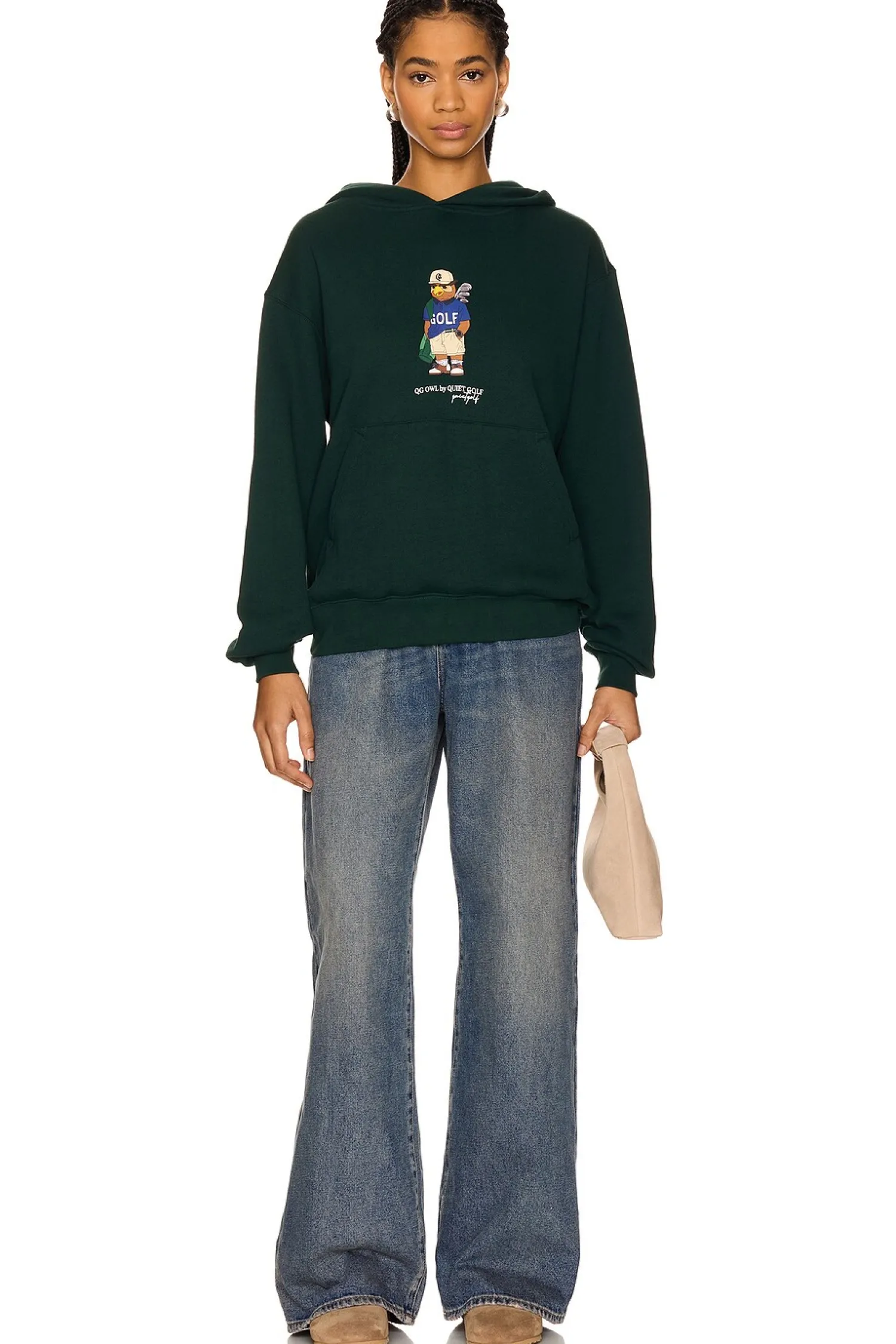 Women Quiet Golf Loungewear>Qg Owl Hoodie