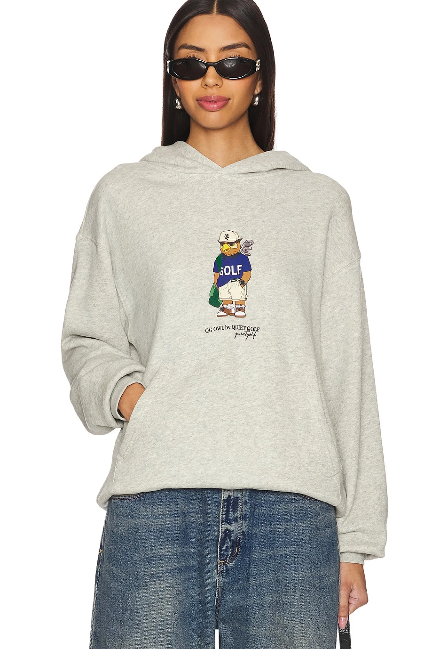 Women Quiet Golf Loungewear>Qg Owl Hoodie