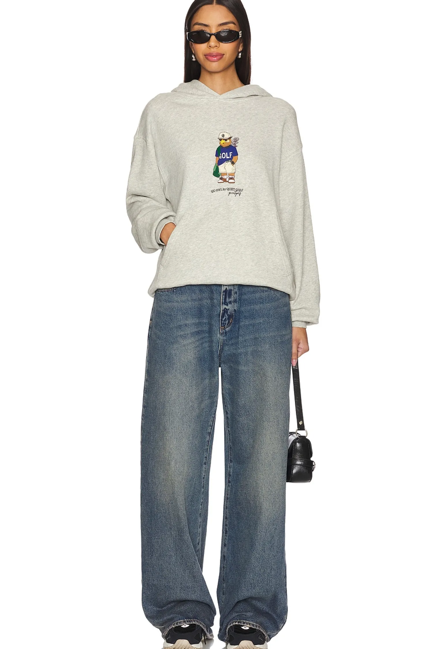 Women Quiet Golf Loungewear>Qg Owl Hoodie