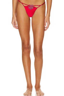Women fleur du mal Lingerie & Sleepwear>Queen Of Hearts V String