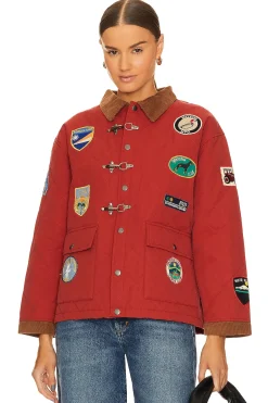 Women Found Jackets & Coats>Quilt Patch Jacket