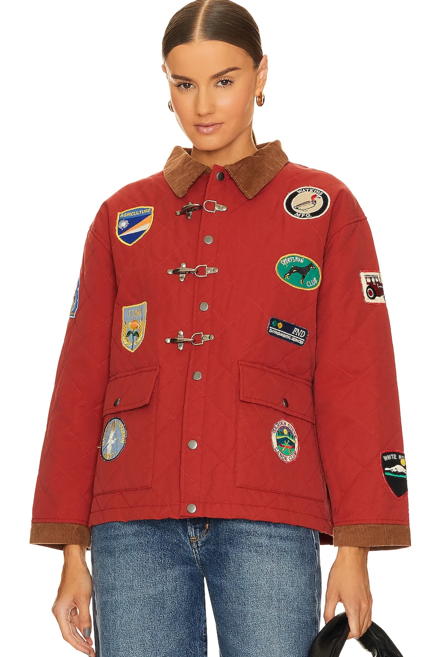 Women Found Jackets & Coats>Quilt Patch Jacket
