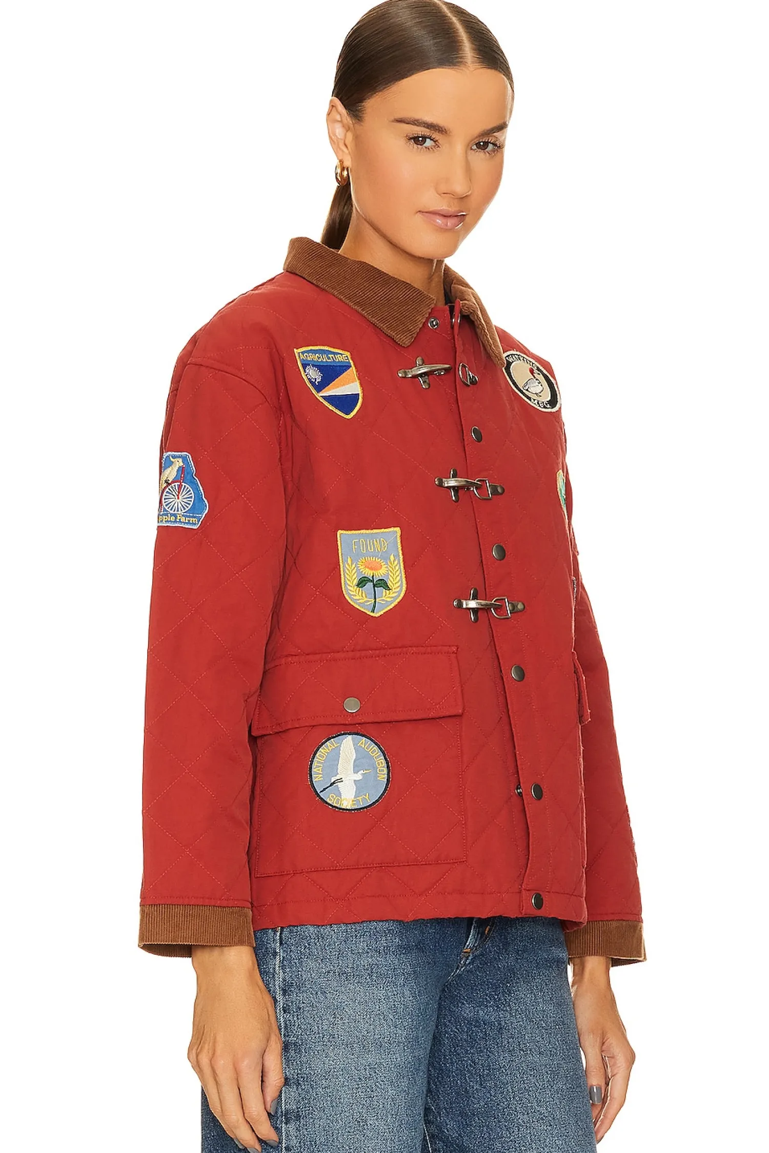 Women Found Jackets & Coats>Quilt Patch Jacket