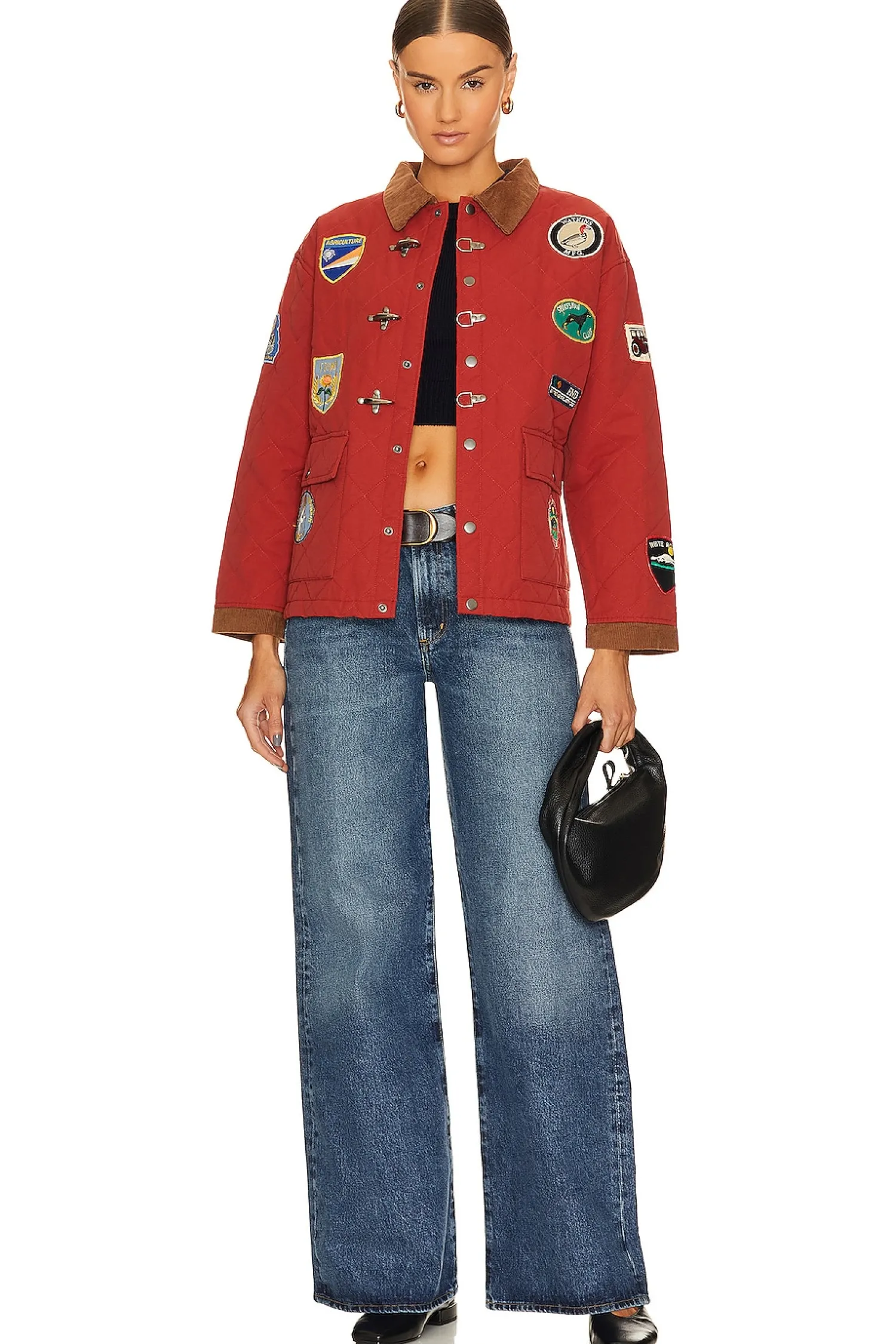Women Found Jackets & Coats>Quilt Patch Jacket