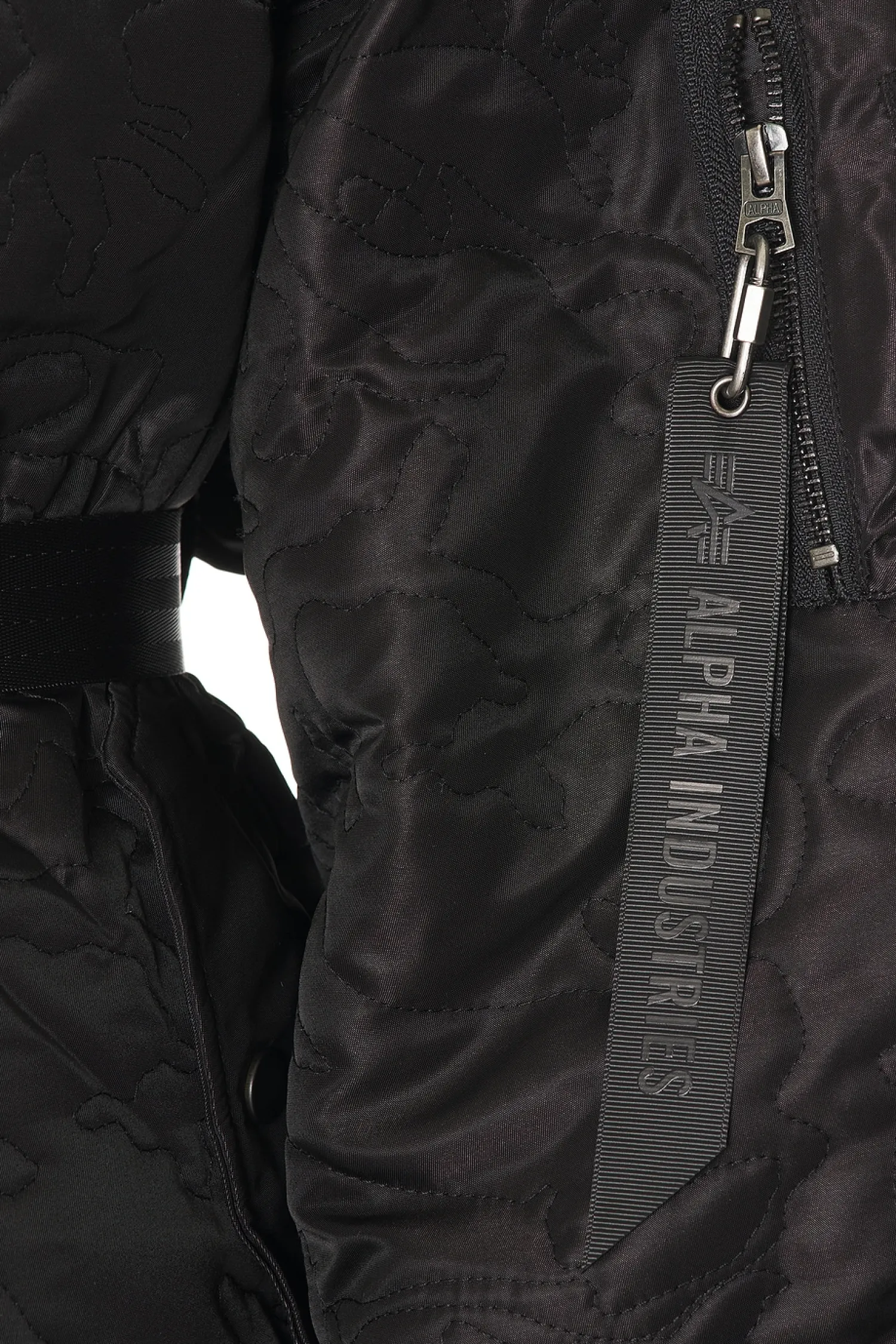 Women ALPHA INDUSTRIES Jackets & Coats>Quilted Belted Ma-1 Flight Jacket