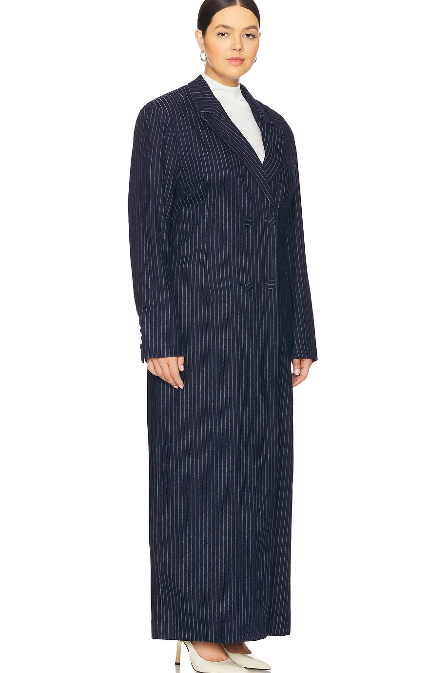 Women AFRM Jackets & Coats>Quinn Fitted Maxi Blazer Coat