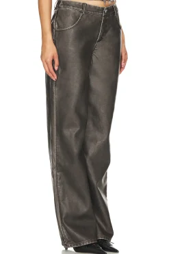 Women superdown Pants>Rachel Faux Leather Pant