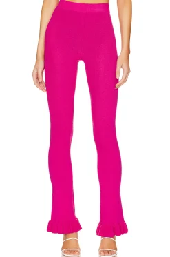 Women Lovers and Friends Pants>Razi Ruffle Knit Pant