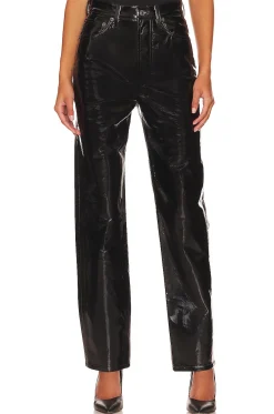 Women AGOLDE Pants>Recycled Leather 90's Pinch Waist
