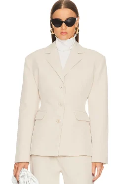 Women Helsa Jackets & Coats>Recycled Twill S Curve Jacket