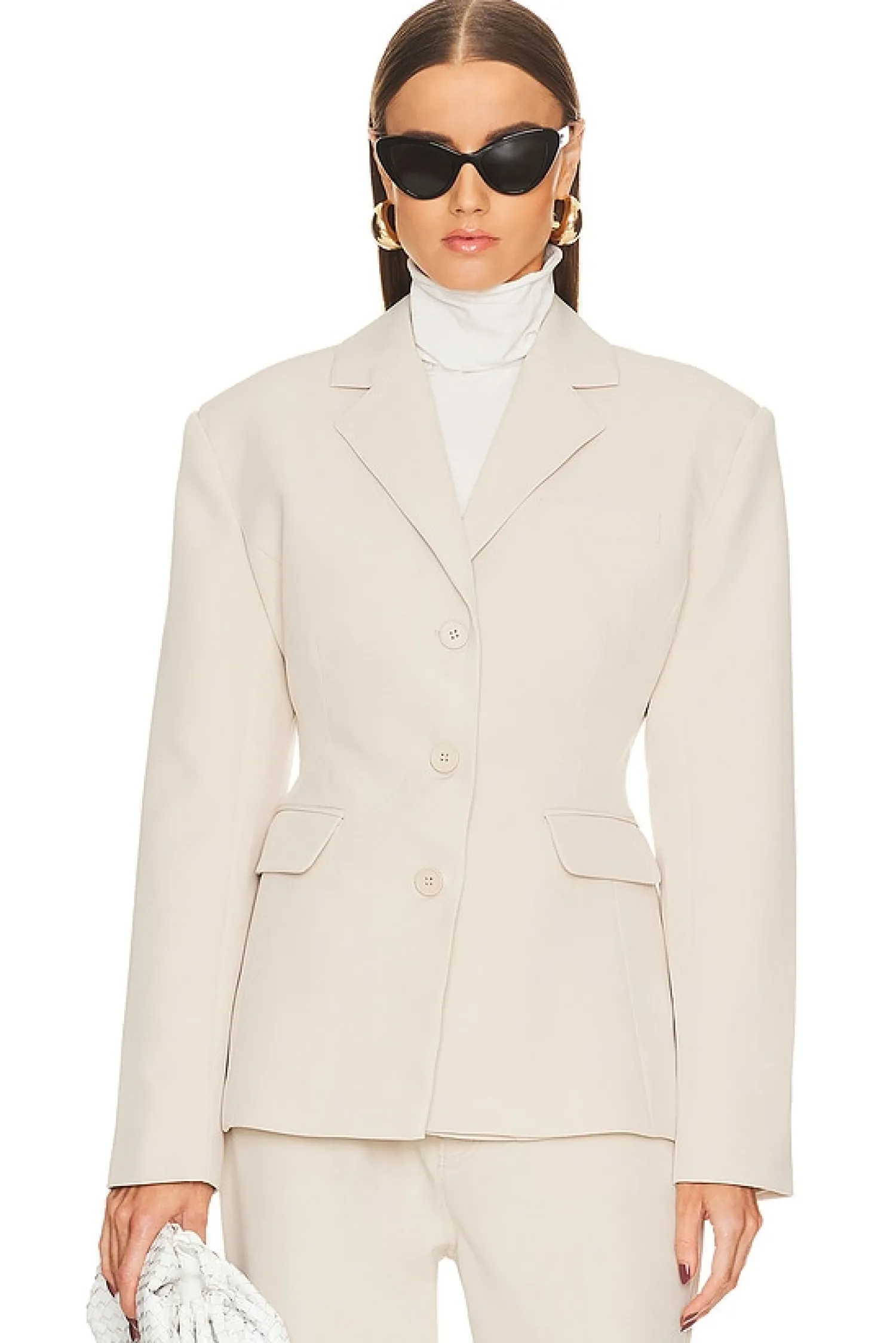 Women Helsa Jackets & Coats>Recycled Twill S Curve Jacket