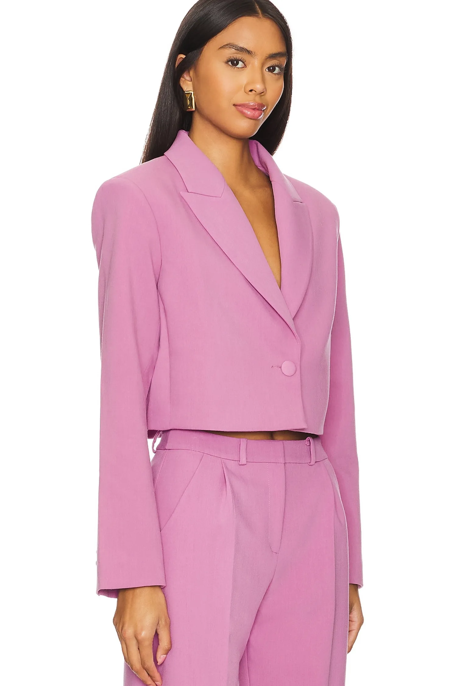 Women Amanda Uprichard Jackets & Coats>Reggie Crop Blazer