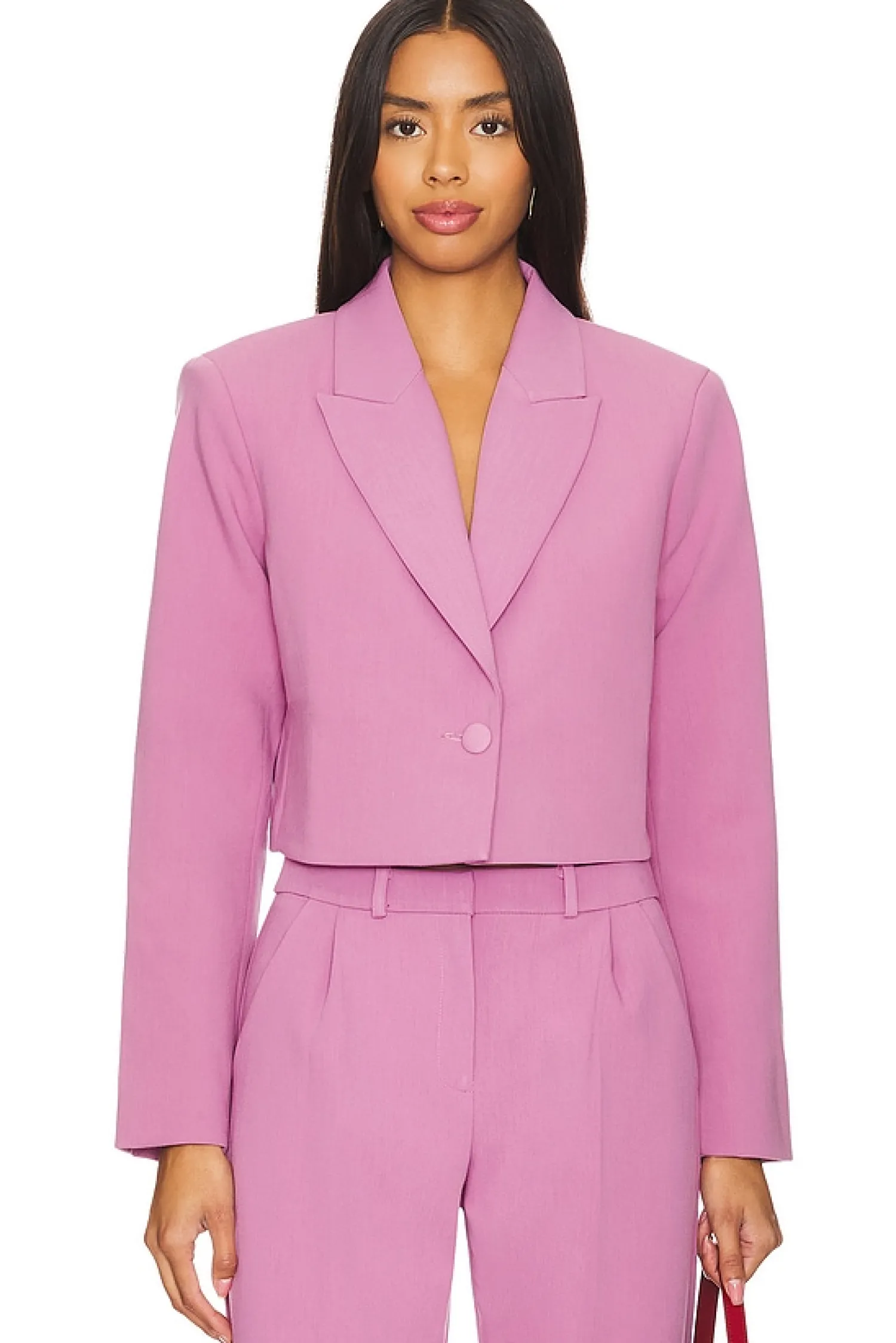 Women Amanda Uprichard Jackets & Coats>Reggie Crop Blazer