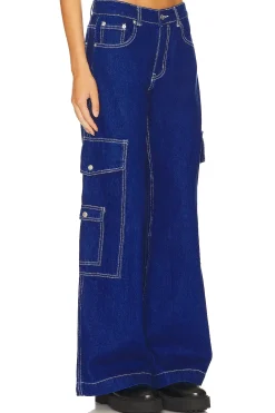 Women superdown Pants>Relaxed Cargo Pant