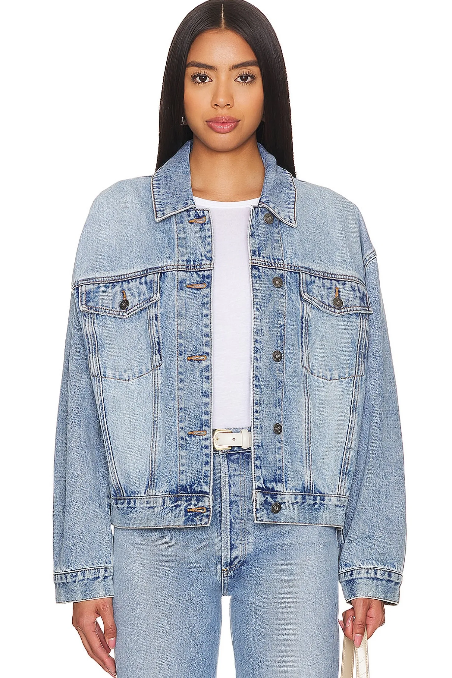 Women Bardot Jackets & Coats>Relaxed Denim Jacket