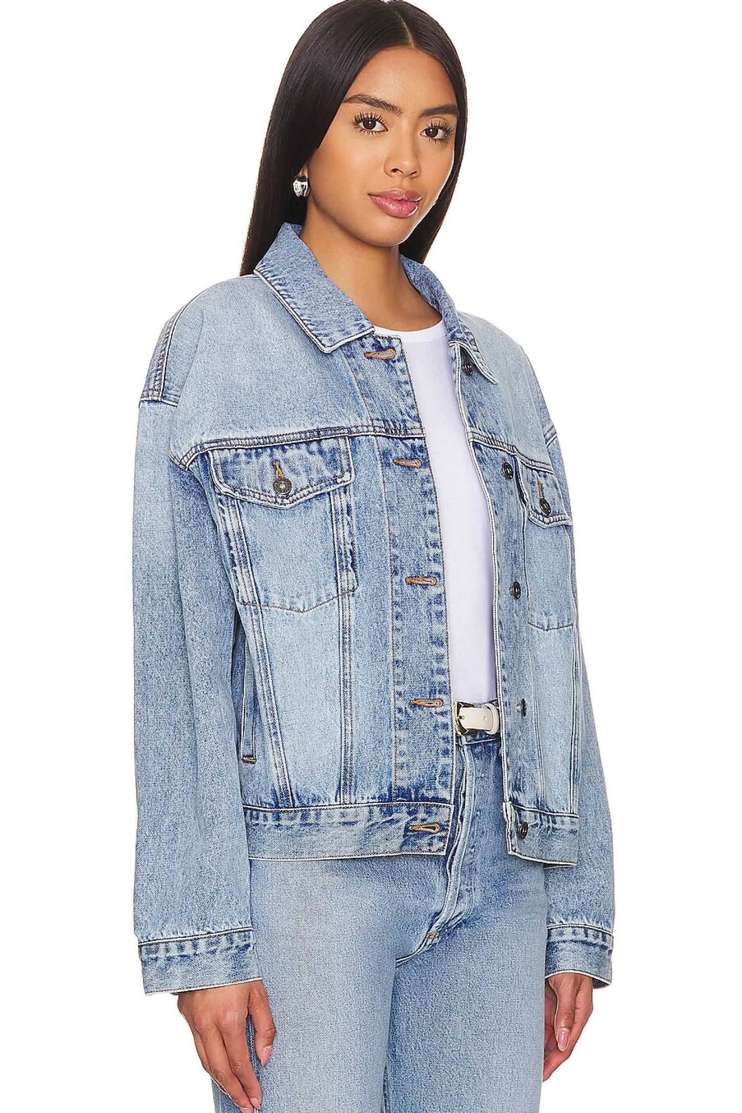 Women Bardot Jackets & Coats>Relaxed Denim Jacket