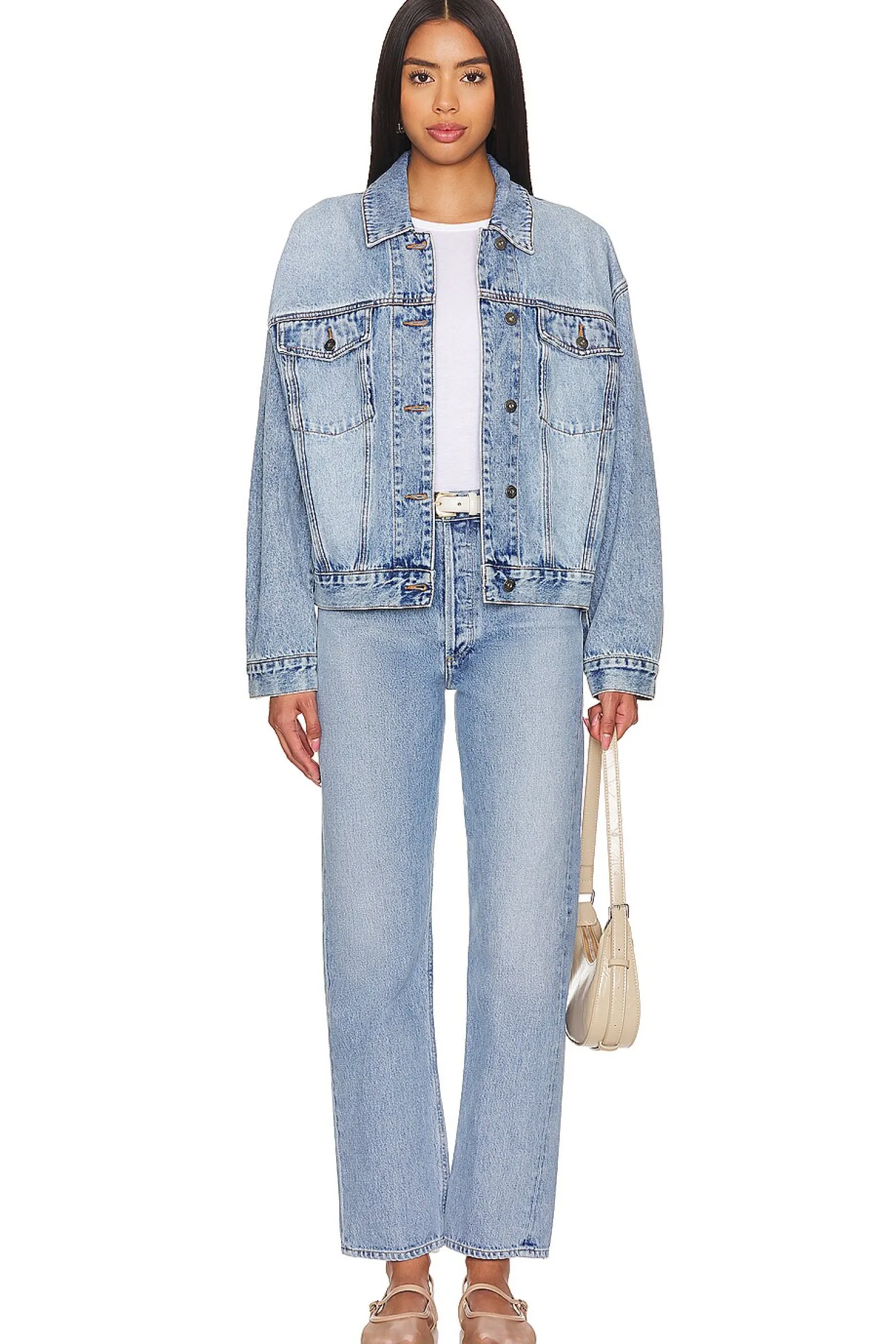 Women Bardot Jackets & Coats>Relaxed Denim Jacket