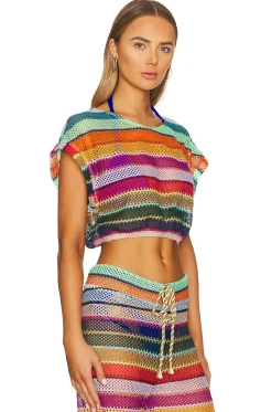 Women PQ Matching Sets>Renee Crop Top