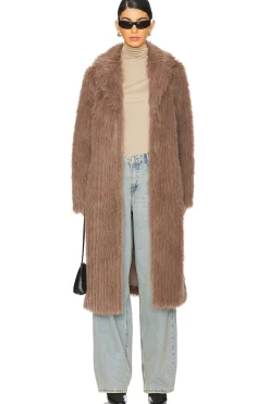 Women Unreal Fur Jackets & Coats>Retro Faux Fur Coat