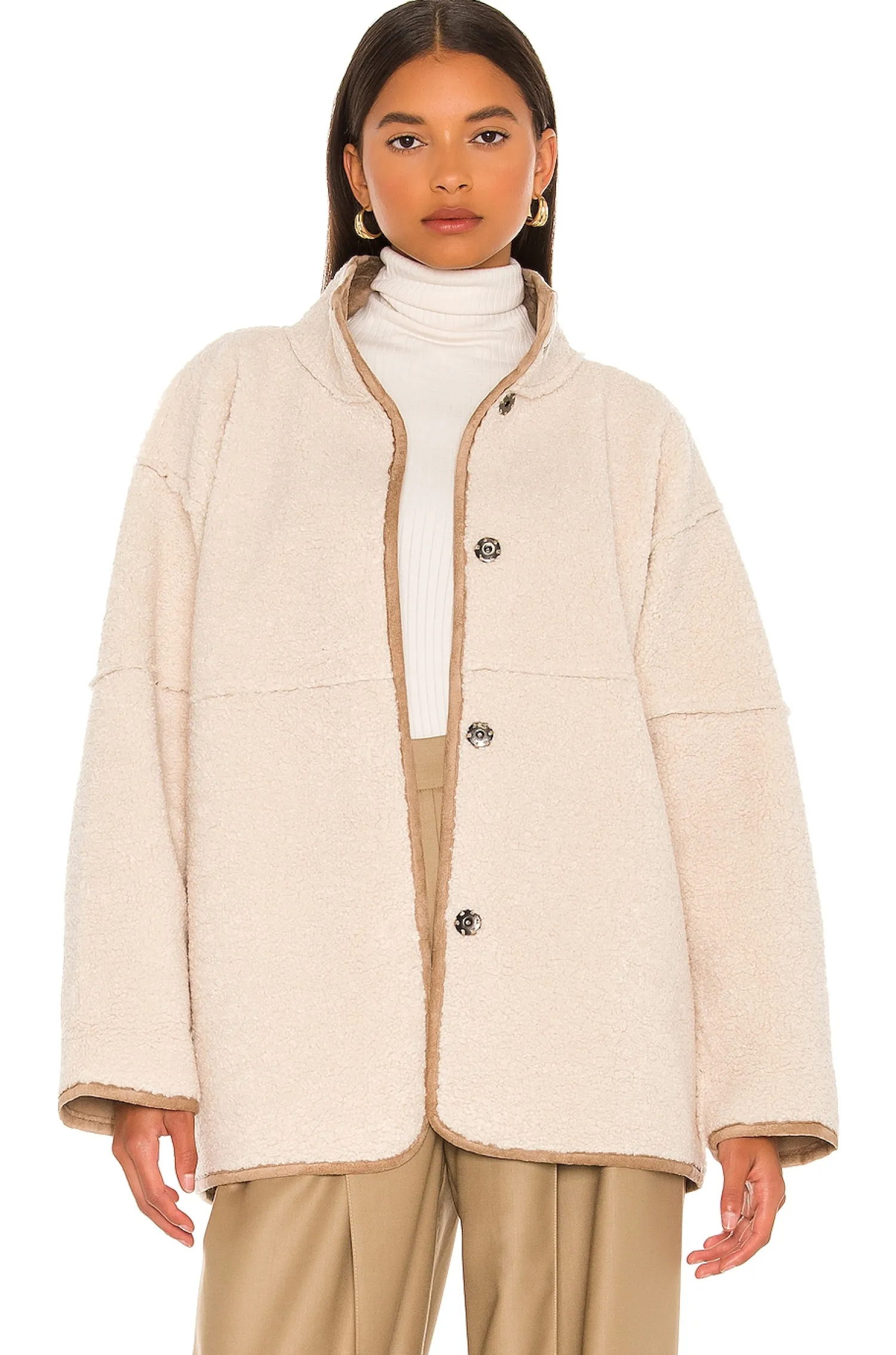 Women Velvet by Graham & Spencer Jackets & Coats>Reversible Albany Lux Sherpa Jacket