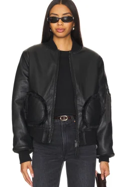 Women ALPHA INDUSTRIES Jackets & Coats>Reversible Faux Leather Ma-1