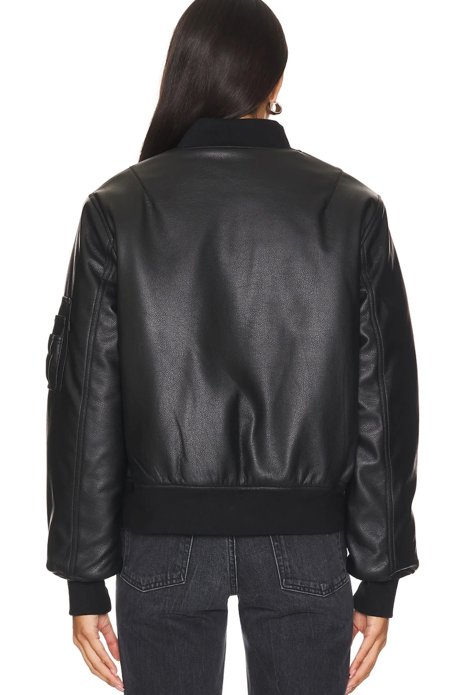 Women ALPHA INDUSTRIES Jackets & Coats>Reversible Faux Leather Ma-1