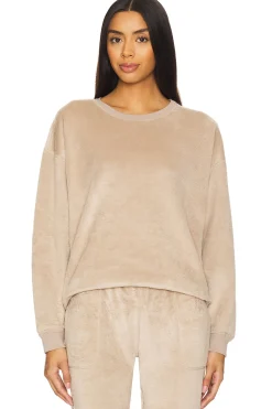 Women eberjey Loungewear>Reversible Plush Sweatshirt