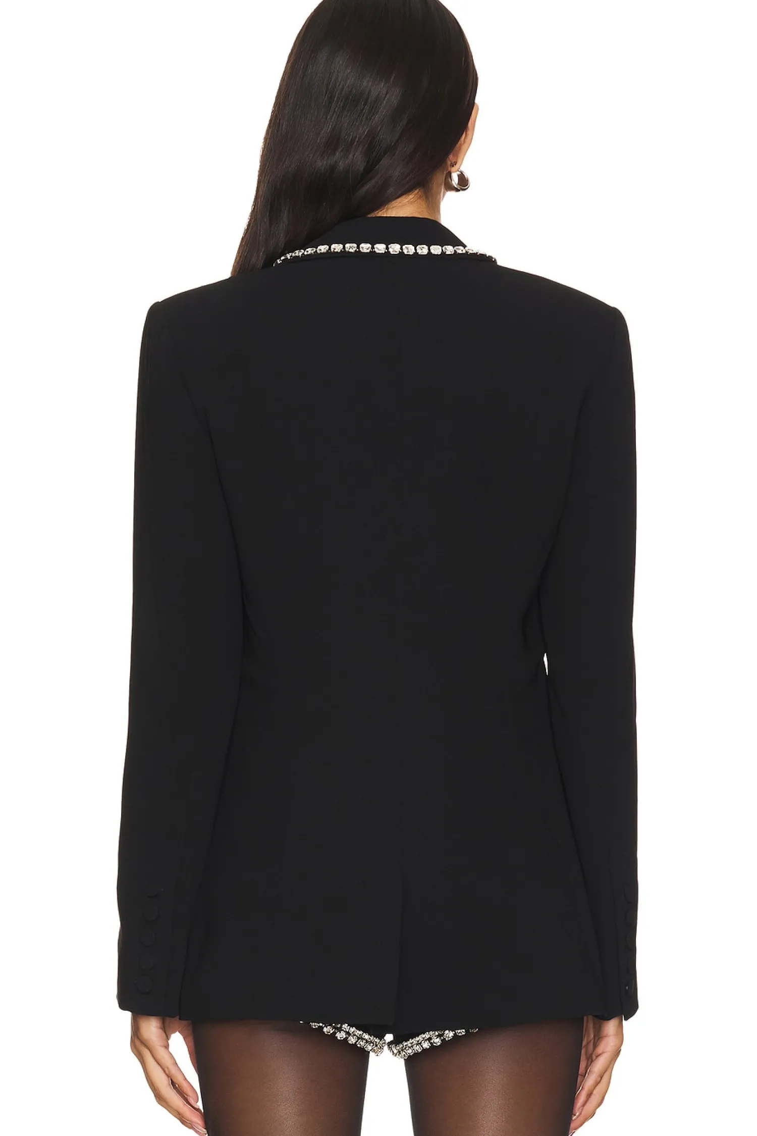 Women Cinq a Sept Jackets & Coats>Rhinestone Chain Karlie Blazer