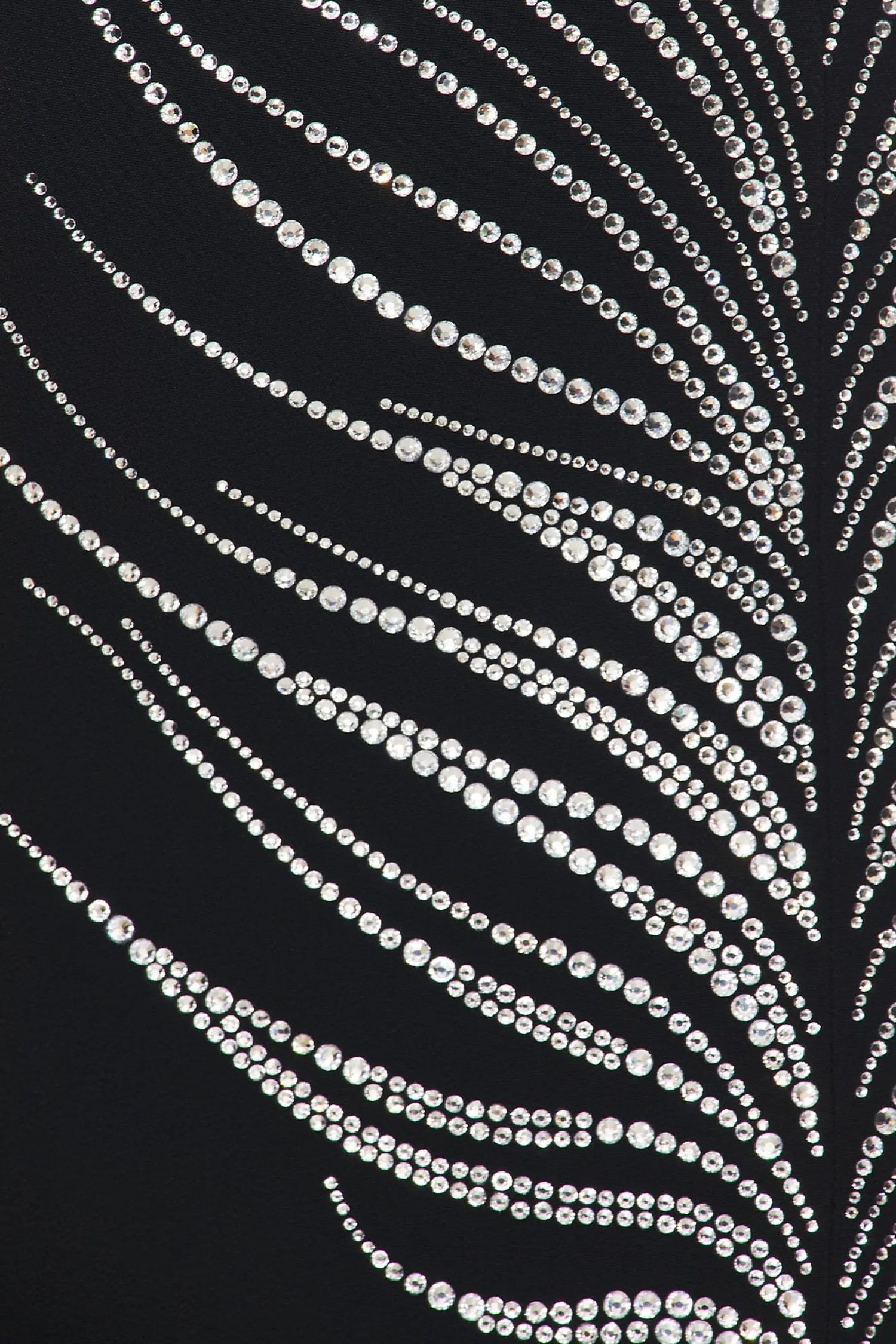 Women David Koma Dresses>Rhinestone Feather Mini Dress