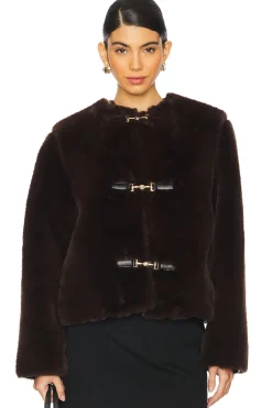 Women Lovers and Friends Jackets & Coats>Rhoda Faux Fur Jacket