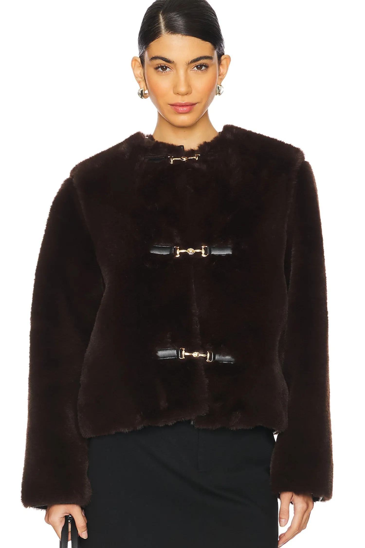 Women Lovers and Friends Jackets & Coats>Rhoda Faux Fur Jacket
