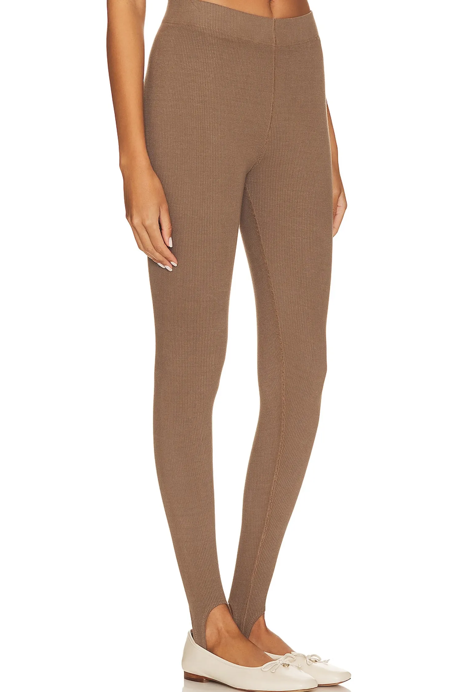 Women DONNI. Pants|Loungewear>Rib Stirrup Legging